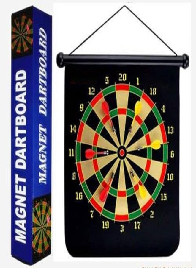 Mahi Enterprise Magnetic Dartboard Set - Reversible Two-Sided Dart Game for Indoor Fun - Image 1